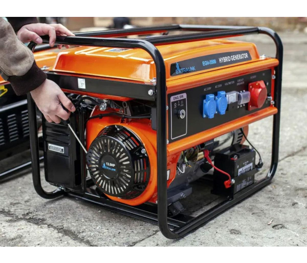 ExtraLink EGH-5500 Agregat prądotwórczy hybrydowy 5,5kW 3F - 1545135 - zdjęcie 3